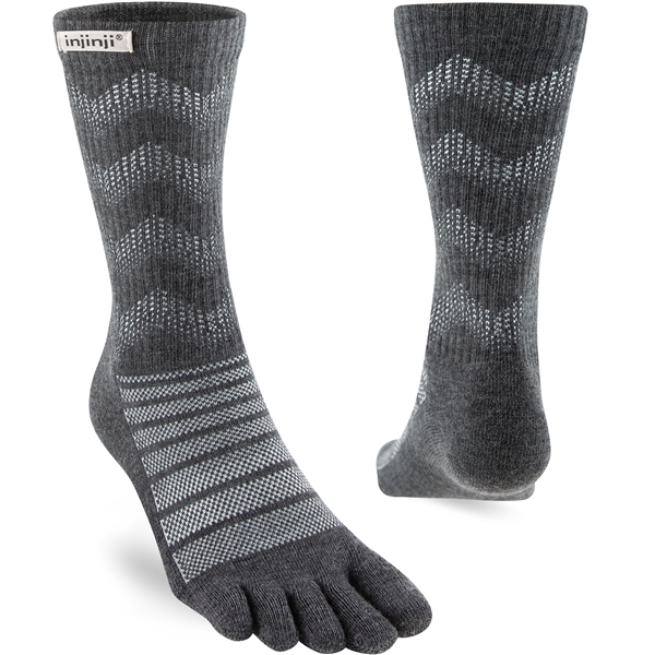 Injinji OUTDOOR WOOL Running Socks - Midweight / Crew