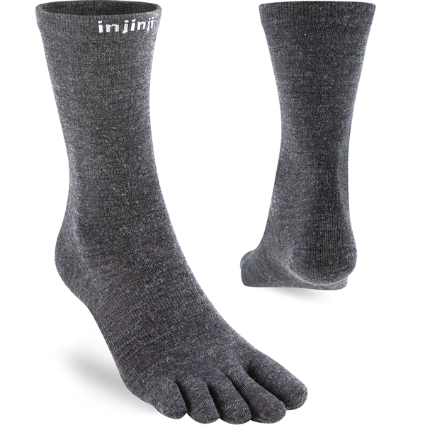 Injinji LINER WOOL Running Socks - Crew