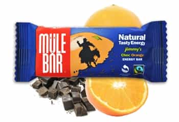 MuleBar Energy Bars: JIMMYS CHOC ORANGE