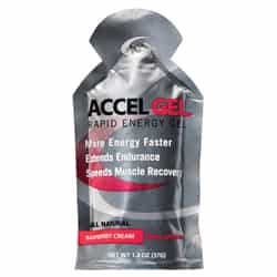 Accel Gel 4:1 Protein Energy Gels : RASPBERRY CREAM