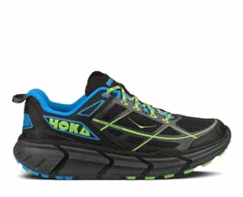Mens Hoka CHALLENGER ATR Trail Running Shoes - Black / Cyan