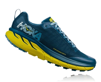 Mens Hoka CHALLENGER ATR 4 Trail Running Shoes - Midnight / Niagara