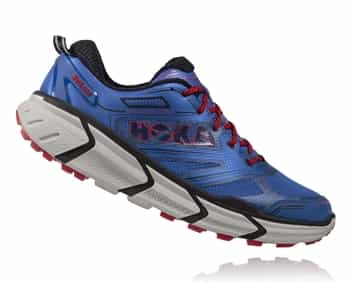 Mens Hoka CHALLENGER ATR 2 Trail Running Shoes - True Blue / Formula One