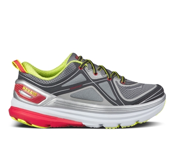 Womens Hoka CONSTANT Road Running Shoes - Grey / Paradise Pink / Citrus