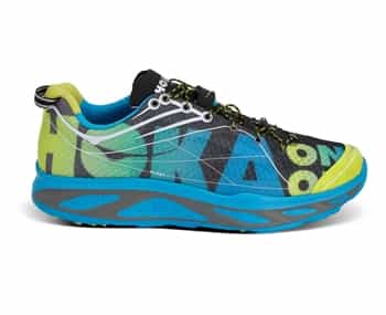 Mens Hoka HUAKA Road Running Shoes - Cyan / Black Citrus