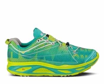 Womens Hoka HUAKA Road Running Shoes - Acid / Aqua / White