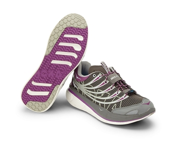 Womens Hoka KAILUA TARMAC Road Running Shoes - Grey / Parme / White