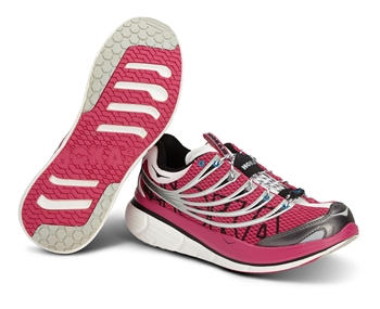 Womens Hoka KAILUA TARMAC Road Running Shoes - Pink / Silver / White