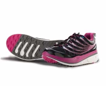 Womens Hoka KAILUA TRAIL Running Shoes - Black / Pink / Grey