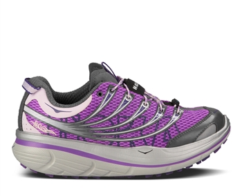 Womens Hoka KAILUA TRAIL Running Shoes - Dewberry / Grey / Orchid