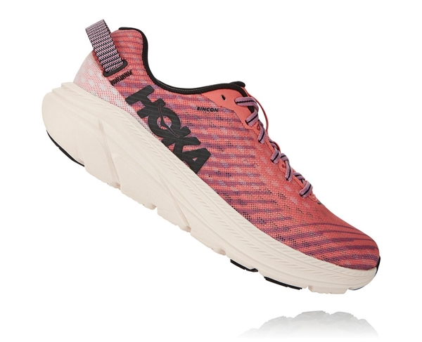 Womens Hoka One One RINCON Running Shoes - Lantana / Heather Rose