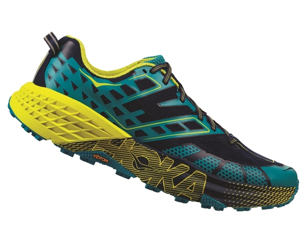 Mens Hoka SPEEDGOAT 2 Trail Running Shoes - Caribbean Sea / Blue Depths