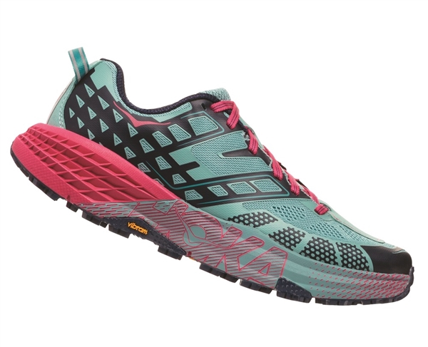 Womens Hoka SPEEDGOAT 2 Trail Running Shoes - Canton / Dress Blues