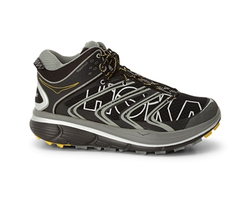 Mens Hoka TOR SPEED WP Trail Running Shoes - Black / Black / Grey