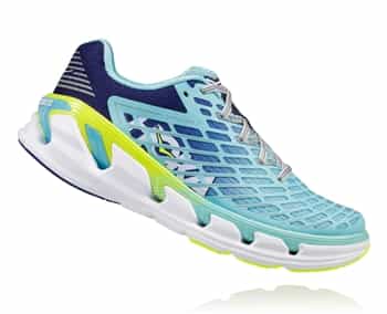 Womens Hoka VANQUISH 3 Road Running Shoes - Blue Topaz / Blueprint