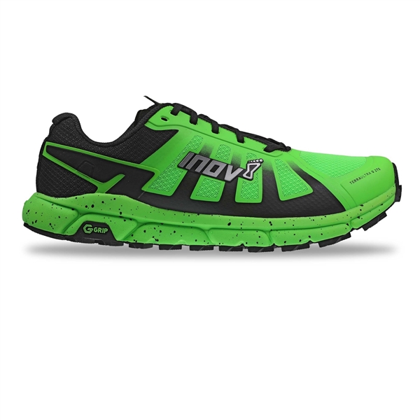 Womens Inov-8 TERRAULTRA G 270 Trail Running Shoes - Green / Black