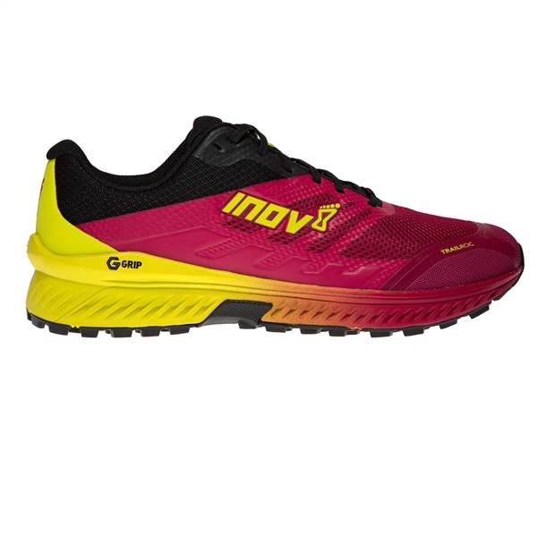 Womens Inov-8 TRAILROC G 280 Trail Running Shoes - Pink / Yellow