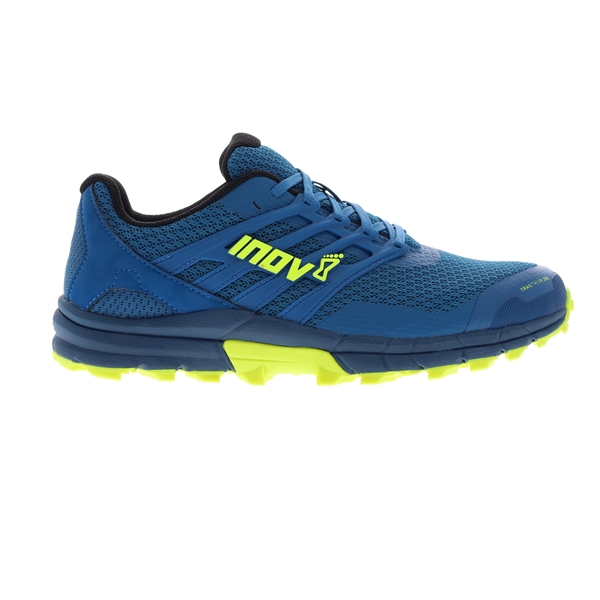 Mens Inov-8 TRAILTALON 290 V2 Trail Running Shoes - Blue / Navy / Yellow