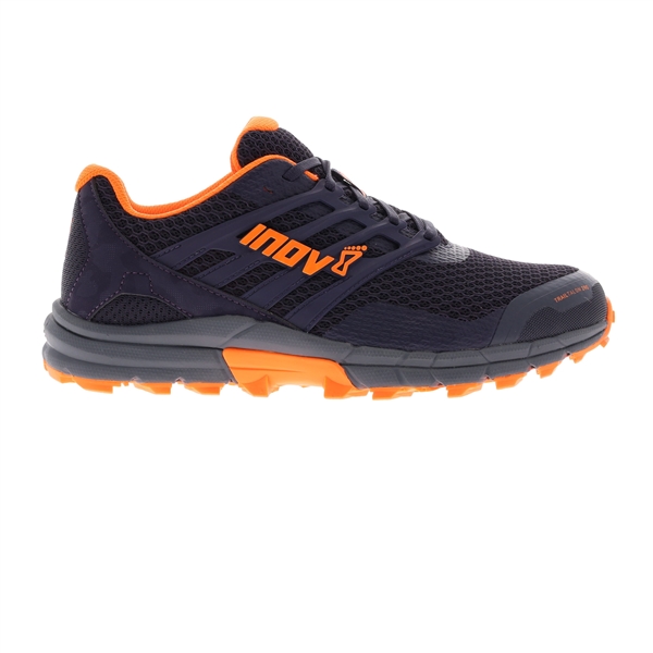 Mens Inov-8 TRAILTALON 290 V2 Trail Running Shoes - Navy / Orange
