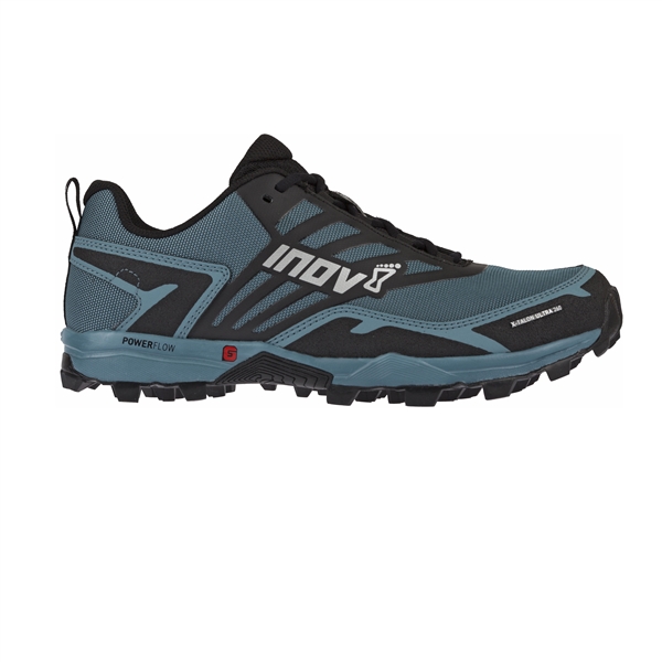 Womens Inov-8 X-TALON ULTRA 260 Mountain Trail Running Shoes - Blue Grey / Black