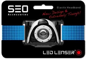 Blue Headband for LED Lenser SEO Running Headlamps/Head Torches