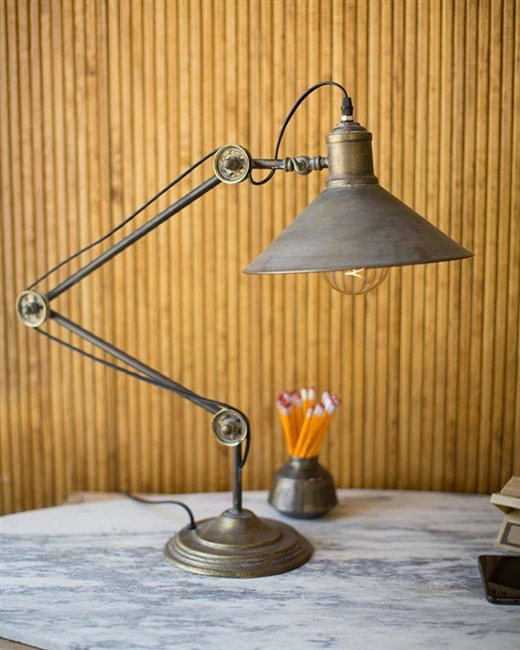 Metal Industrial Drafting Table Lamp