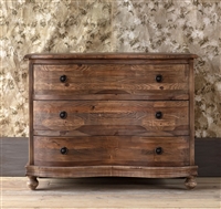 ENGLISH BOW FRONT CABINET