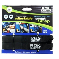 ROK Motorcycle/ATV Adjustable Stretch Straps - Heavy Duty - 1" x 60"
