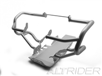 AltRider Crash Bar and Skid Plate System for the BMW R 1250 GS - Silver Bars/Black Plate
