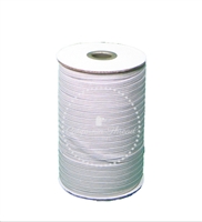 White Braided Elastic Roll