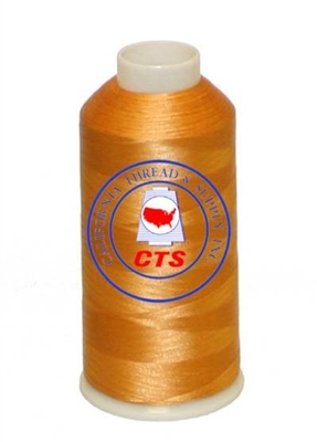 Polyester Embroidery Thread 5,500 Yards #121 Old Gold