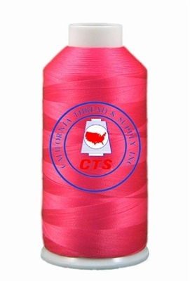 Polyester Embroidery Thread 5,500 Yards #132 Berry Pink