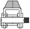 10B Rubber Top Roller Chain