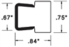 uhmw-3/4-t-top-guide-rail