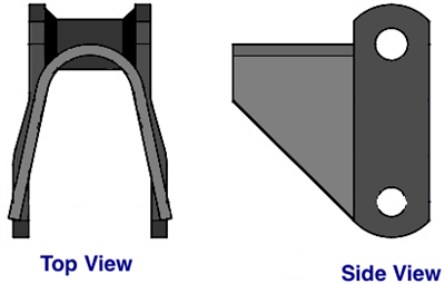 81XHD Bullnose Pusher Lug Attachment