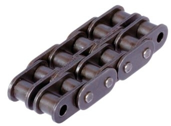 10B-2 Straight Sidebar Double Strand Roller Chain