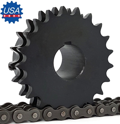 D80BS22H Sprocket 1 Finished Bore