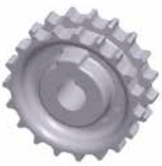 Solid 831-Z19 Sprocket