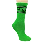 SOURPUSS Hi Vis Crew Socks [GREEN]