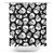 Sourpuss Anatomical Skulls Shower Curtain