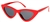 Sourpuss Sunglasses Red Cat Eye