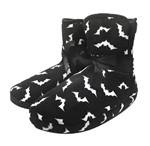 SOURPUSS Luna Bats Slipper Boots [BLACK/WHITE]