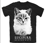 BLACKCRAFT CULT Lucipurr T-Shirt [BLACK/WHITE]