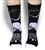 Blackcraft Spirits of the Dead Tall Socks - black and white