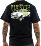 LUCKY 13 The Swamper T-Shirt [BLACK/GREEN]