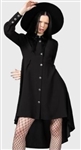 KILLSTAR Heavens Below Shirt Dress [BLACK]