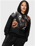 KILLSTAR  Scythe Oversized Hoodie Hoody [BLACK/MULTI]