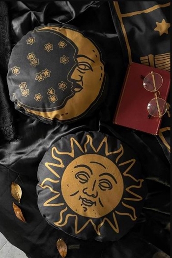 KILLSTAR Folk Horror Mini Cushion Set [BLACK/GOLD]