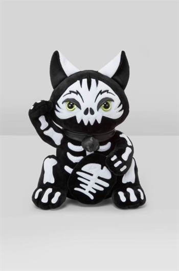 KILLSTAR Maneki-Neko: Exo Rift Plush Toy KREEPTURES [BLACK/WHITE]