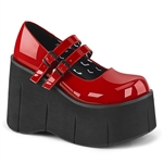 Demonia KERA-08 Maryjane Platform [Red Patent]